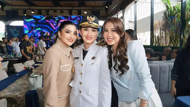 Potret Ashanty Hadiri Syukuran Pelantikan Sherly Tjoanda Laos (credit: instagram/ashanty_ash)