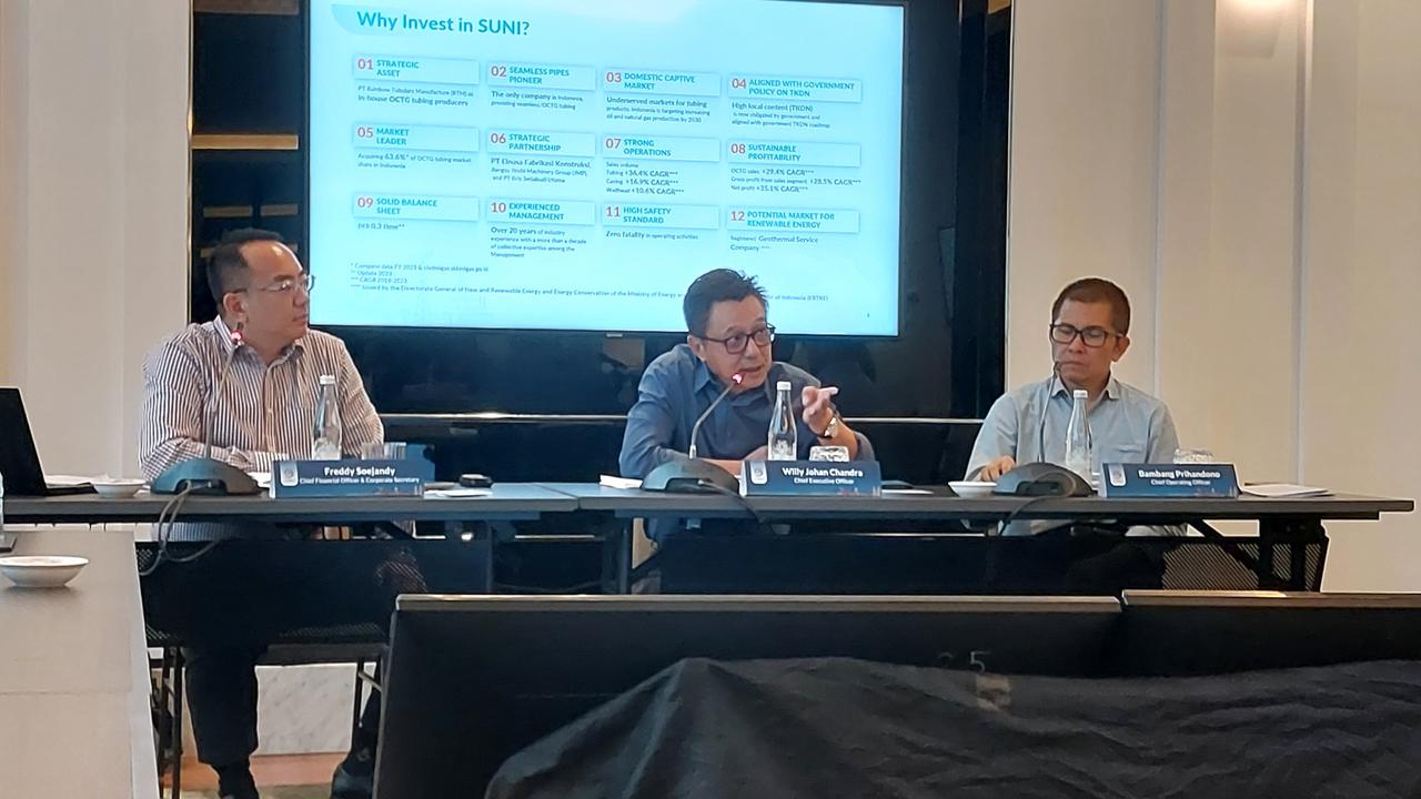 Sunindo Pratama Raup Laba Rp 100,9 Miliar pada 2023