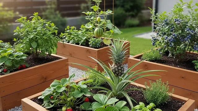 Kebun Buah Mini dengan Pot Kecil
