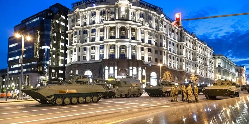 FOTO: Persiapan Jelang Parade Militer Hari Kemenangan Rusia