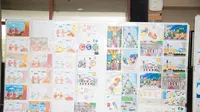Publikasi poster lomba menggambar dan mewarnai dari anak-anak dengan tema K3