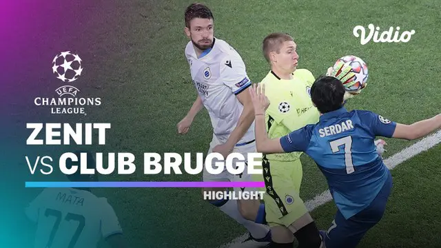 Berita video highlights Liga Champions, Club Brugge menang tipis atas Zenit 2-1, lewat gol kemenangan dari Charles De Katelaere