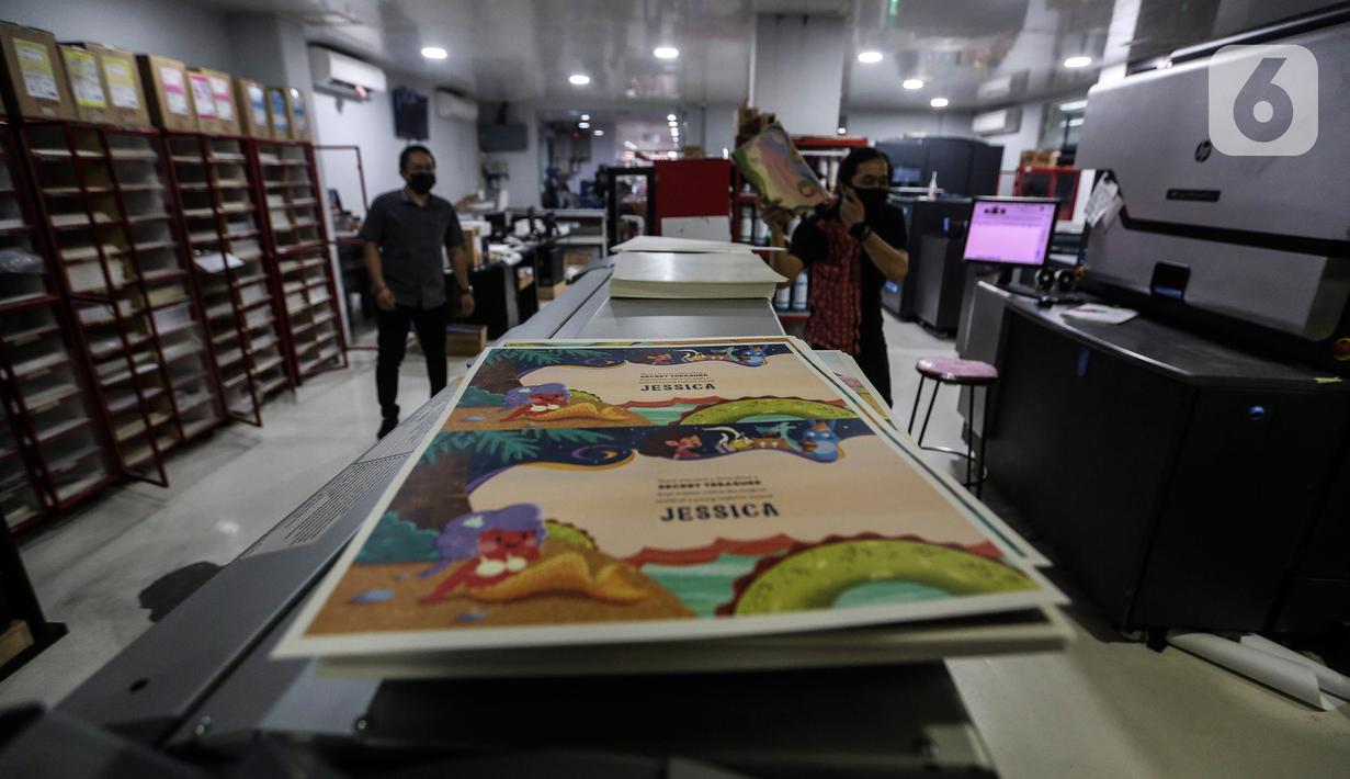 FOTO Industri Digital Printing Bertahan di Tengah Pandemi Bisnis