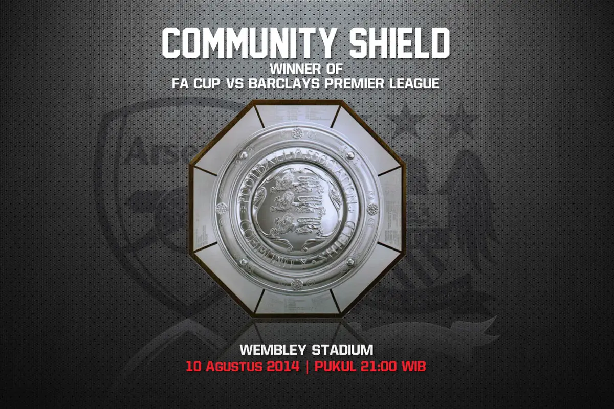 Community Shield, Arsenal vs Manchester City (Liputan6.com/Yoshiro)