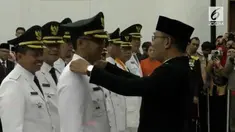 Ridwan Kamil melantik 6 kepala daerah di lingkungan Jawa Barat.