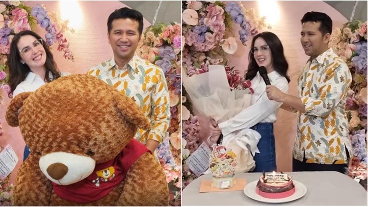 6 Potret Kejutan Ultah Arumi Bachsin ke-31 dari Emil Dardak, Dapat Boneka Raksasa
