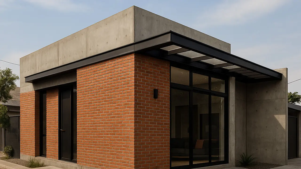 Desain Rumah Hook Minimalis 1 Lantai (Image by ChatGPT)