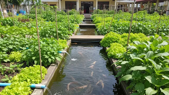 ide kebun sayur di balai desa untuk kebutuhan warga