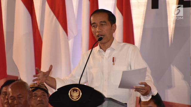 Jokowi Bicara Dana Desa kepada Aparatur Pembina Pemerintah se-Jateng