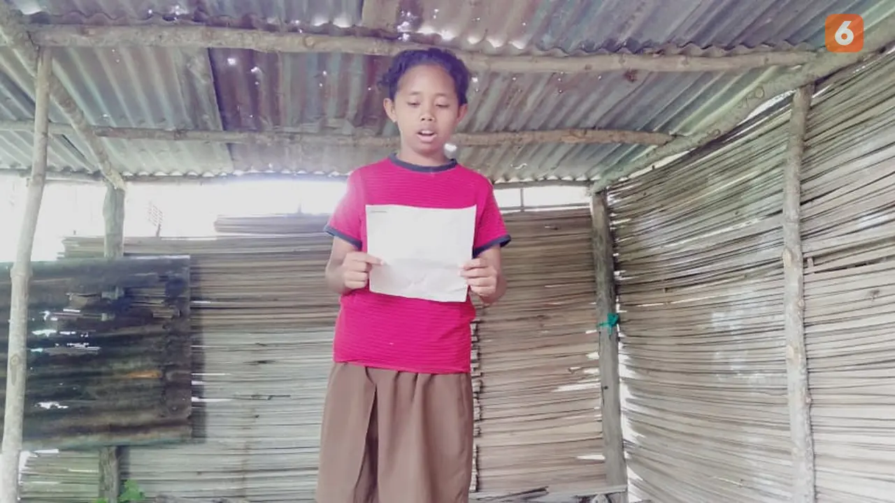 Bocah SD hidup sebatang kara