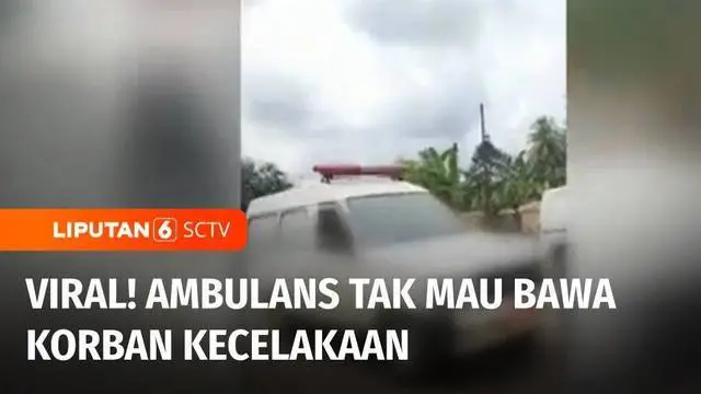 Sebuah video amatir merekam ambulans membiarkan korban kecelakaan lalu lintas tergeletak di tengah jalan. Mobil ambulans yang diduga milik Pemerintah Kabupaten Lampung Timur ini terus melaju tanpa menghiraukan warga yang meminta tolong untuk segera m...