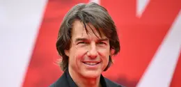 Tom Cruise dalam premiere Mission: Impossible - The Final Reckoning 18 Mei 2025. (ANGELA WEISS / AFP)