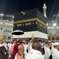 Suasana Masjidil Haram Jelang Pelaksanaan Puncak Ibadah Haji