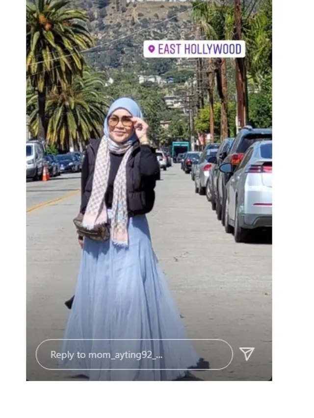 8 Potret Liburan Ibu Ayu Ting Ting di LA Tanpa Anak dan Suami, Seru Banget