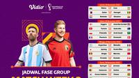 Saksikan Live Streaming Piala Dunia 2022 Matchweek 2 di Vidio, 25-28 November 2022. (Sumber : dok. vidio.com)