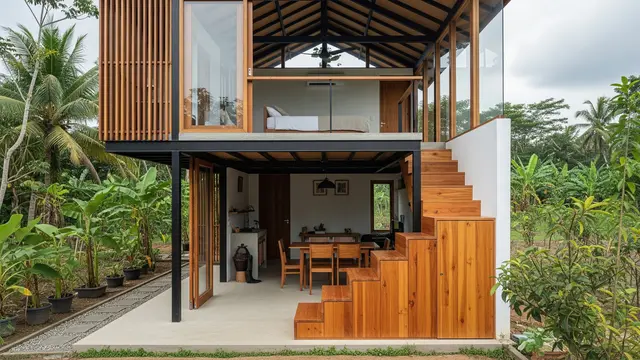 Rumah 5x6 Meter Minimalis Pedesaan