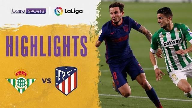 Berita video highlights Atletico Madrid ditahan imbang Real Betis 1-1 dan membuat Liga Spanyol 2020/2021 semakin seru untuk disimak, Senin (12/4/2021) dinihari WIB.