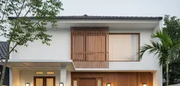 Inspirasi Fasad Jepang yang Cocok untuk Perumahan Indonesia Model dengan Lampu Dinding Sederhana/ Ilustrasi gambar AI