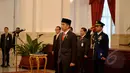 Presiden Joko Widodo (Jokowi) saat melantik Kepala Badan Pengawasan Keuangan dan Pembangunan (BPKP) serta Anggota Konsil Kedokteran Indonesia masa jabatan 2014-2019, di Istana Negara, Jakarta, Jumat (13/3/2015). (Liputan6.com/Faizal Fanani)