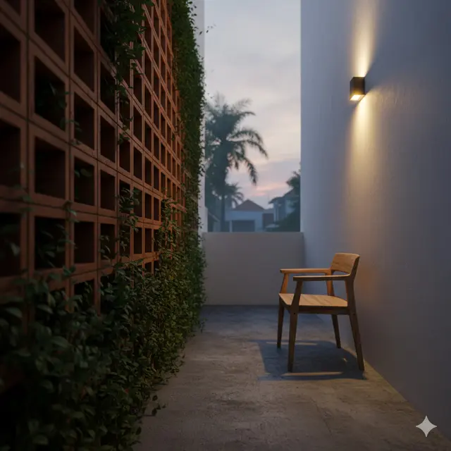 Desain Teras Rumah 1 Meter