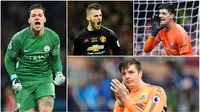 Berikut ini lima kiper tangguh yang mampu menunjukan penampilan terbaik di Premier League musim ini. Diantaranya, David De Gea, Thibaut Courtois dan Ederson Moraes.