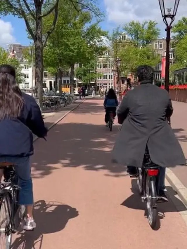 Raline Shah di Amsterdam, Belanda (Instagram/ralineshah)