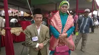 Suami-istri warga Jalan Mayor Ruslan, Lorong Belitang Kecamatan Ilir Timur 1 Palembang itu sudah mempunyai 6 anak dan 6 cucu. (Nefri Inge/Liputan6.com)