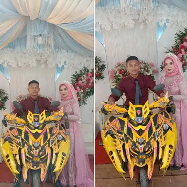 Modifikasi Motor Antimainstream, Warganet: Mirip Bumblebee