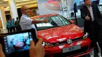 Pemegang merek Volkswagen (VW) di Indonesia resmi meluncurkan VW Golf GTI di kawasan BSD, Selasa (3/6/14). (Liputan6.com/Faisal R Syam)