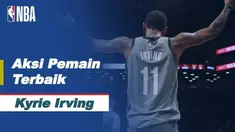 Berita video bintang Brooklyn Nets, Kyrie Irving, menciptakan 40 poin saat menghadapi Boston Celtics dan menjadi pemain terbaik NBA hari ini, Jumat (12/3/2021) WIB.