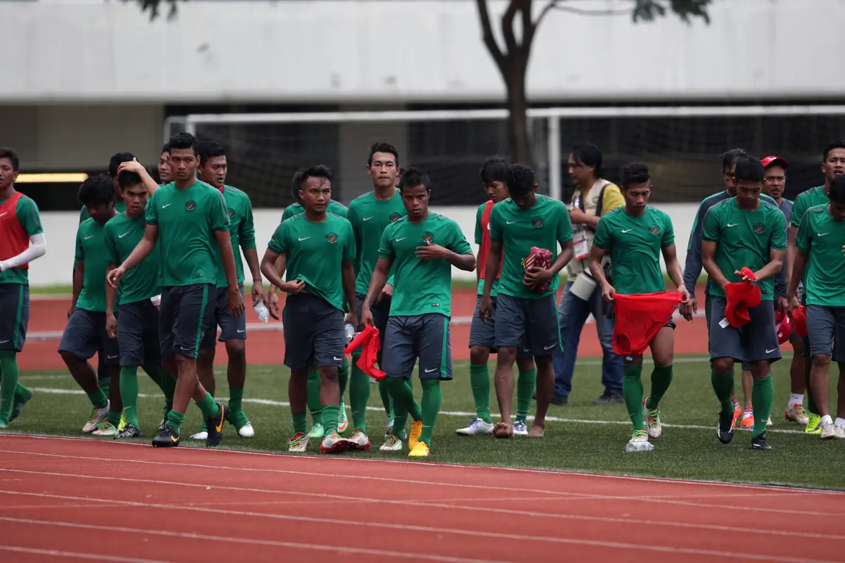 Latihan Timnas Indonesia U-23