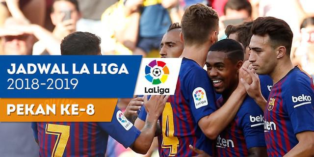 VIDEO: Jadwal La Liga Pekan ke-8, Barcelona Bertandang ke Markas Valencia