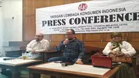 Konferensi pers YLKI pada Jumat (16/11/2018) (Foto: Merdeka.com/Wilfridus S)