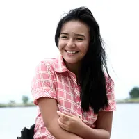 Amanda Manopo saat syuting Mermaid in Love 2 Dunia di Ancol. (Deki Prayoga/Bintang.com)