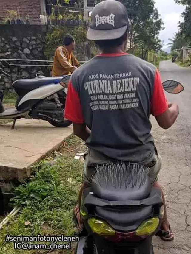 Kumpulan Potret Modifikasi Jok Motor Ini Bikin Calon Penumpang Mikir Dua Kali (ist)