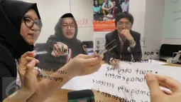 Mahasiswa UGM Jogjakarta sedang berdiskusi untuk merumuskan strategis bisnis dalam HSBC BCC di Sampoerna University, Jakarta, Sabtu (01/4). Kompetisi diikuti 15 peserta dari berbagai kampus di Indonesia. (Liputan6.com/Fery Pradolo)