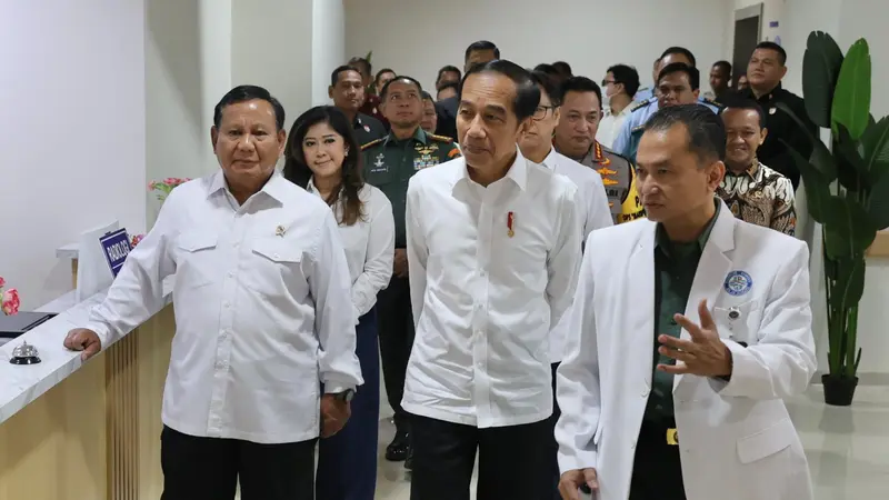 Jokowi Didampingi Prabowo Resmikan RSPPN Panglima Besar Soedirman di Bintaro