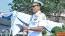 Citizen6, Surabaya: Jabatan Wadan Kobangdikal diserahterimakan Brigjen TNI (Mar) P. Verry Kunto G kepada Brigjen TNI (Mar) Sturman Panjaitan di lapangan Laut Maluku, Kesatrian Bumimoro, Kobangdikal, Surabaya, Rabu, (5/9). (Pengirim: Penkobangdikal)