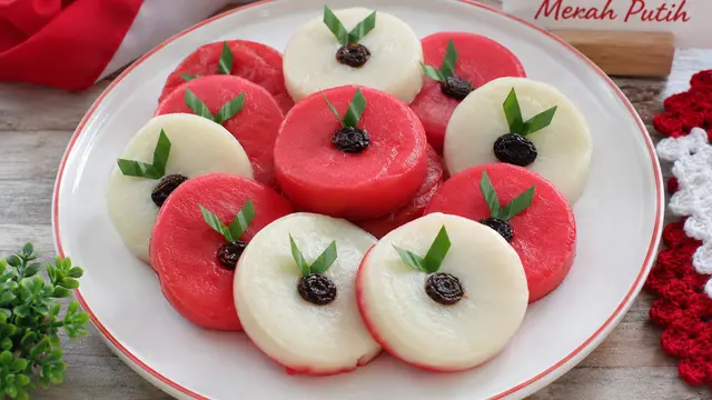 Kue Lumpur Merah Putih (AI Generated)