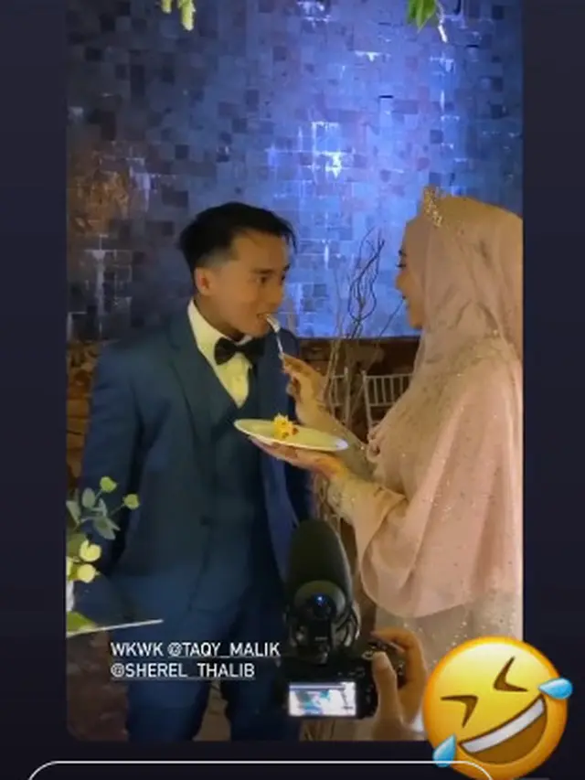 7 Potret Akad Hingga Resepsi Pernikahan Taqy Malik dan Serrel Thalib