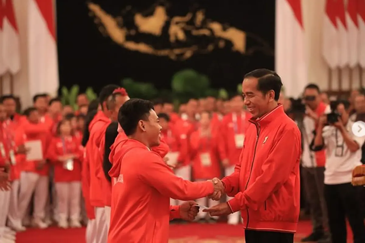 Ekspresi Ceria Para Atlet Indonesia Terima Bonus Asian Games 2018
