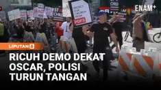 Polisi menangkap sedikitnya satu orang demonstran yang terlibat aksi blokade jalan di dekat lokasi acara Academy Awards atau Oscar, Minggu. Aksi tersebut sempat mengganggu lalu lintas beberapa blok dari lokasi perhelatan penghargaan film paling berge...