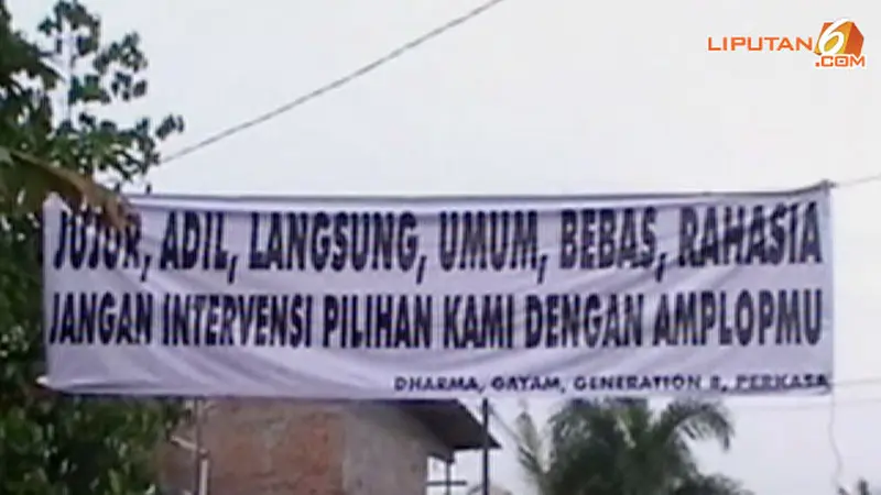 Kampung Anti Spanduk Pemilu