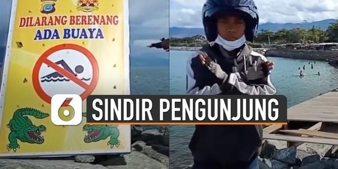 VIDEO: Viral Pria Sindir Pengunjung Pantai Tak Patuh Larangan