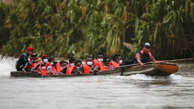 FOTO: Nasib Imigran Tujuan Amerika Serikat di Panama