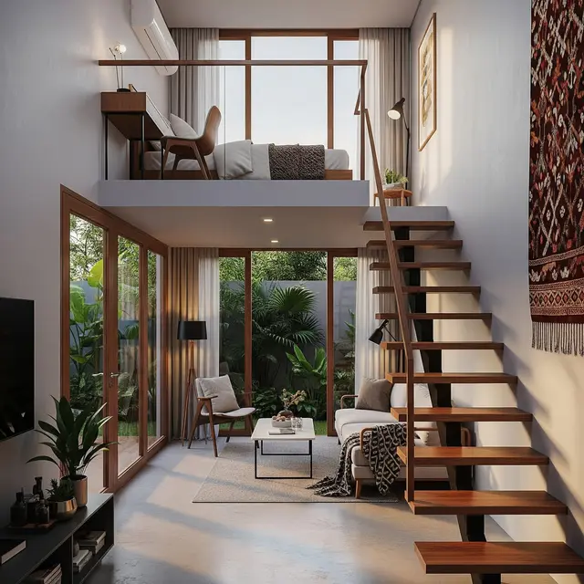 9 Model Rumah Mungil 4x6 Meter dengan Mezzanine, Solusi Hunian Modern