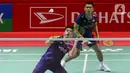 Sempat ketinggalan satu set, Fajar Alfian/Muhammad Rian bangkit di set kedua dan memaksa pertandingan berlangsung rubber game. (Liputan6.com/Herman Zakharia)