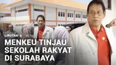 Menteri Keuangan Purbaya Yudhi Sadewa meninjau pelaksanaan Program Sekolah Rakyat Terintegrasi II di Surabaya, Jawa Timur. Kunjungan ini untuk memastikan proses belajar berjalan baik, sekaligus menegaskan dukungan APBN bagi program prioritas pemerint...