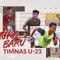 Muka baru P\pemain Timnas Indonesia U-23, T.M. Ichsan , Mahir Radja Djamaoeddin , Kadek Raditya , dan Feby Eka Putra. (Bola.com/Dody Iryawan)