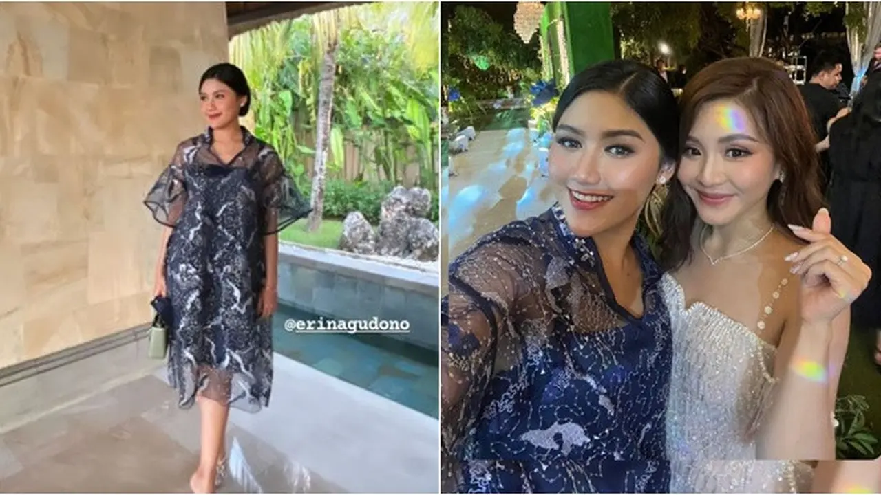 6 Potret Erina Gudono di Pesta Pernikahan YouTuber Nex Carlos, Tampil Memesona